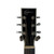 Used Esteban BLACK SILVER SINGLE CUT ACOUSTIC Laminate Top Acoustic Guitar Black 41120-S000036561 View 3