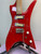 Used Hondo H-2 UGLY BETTY Vintage Pointy Electric Guitar Red 6-String 41129-S000015936 View 2