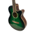 Used Indiana NAP-GRS Laminate Top Acoustic Guitar Green 40009-S000312559 View 3