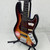 Used Donner 5 String J Style Bass J Type Bass Guitar Sunburst 4-String 40042-S000268160 View 1