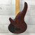 Used Cort Curbow 5 String Burlwood Bass Guitar 40051-S000118120 View 3