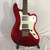 Used Squier PARANORMAL RASCAL Bass Guitar Red 4-String 41128-S000111570 View 1