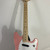 Used Squier SONIC MUSTANG Offset Double Cutaway Electric Guitar Pink 6-String 41128-S000111575 View 2