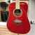 Used Esteban EL DORADO CADILLAC Vintage Laminate Top Acoustic Guitar Red 41125-S000041351 View 1