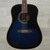 Used Ibanez SGT120 Laminate Top Acoustic Guitar Blue 40015-S000336474 View 1