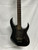 Used Ibanez RG1570 Offset Double Cutaway Electric Guitar Black 6-String 41132-S000010416 View 3