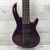 Used Dean Edge 6 String Bass Guitar Purple 40051-S000118256 View 1