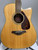 Used Yamaha FGX730SC Solid Top Acoustic Guitar Natural 41129-S000016658 View 2
