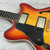 Used Agile AS-1000 Left Handed Semi-Hollow Electric Guitar Cherry Sunburst 40051-S000118291 View 6