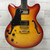 Used Agile AS-1000 Left Handed Semi-Hollow Electric Guitar Cherry Sunburst 40051-S000118291 View 1