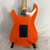 Used Squier STRAT W/ GOLDFOILS S Type Electric Guitar Orange 6-String 41128-S000111976 View 6