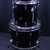 Used Tama 4PC IMPERIALSTAR MIJ Vintage Drum Shell Kit Black 40123-S000137065 View 2