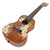 Used Kala HIBISCUS CONCERT Ukulele Custom Graphics View 1