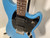Used Squier MUSTANG HH Offset Double Cutaway Electric Guitar Blue 6-String 40107-S000156832 View 5