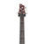 Used Ibanez BTB 5 STRING Modern Metal Bass Guitar Red 5-String View 2