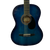 Used Johnson JG-100-BL Laminate Top Acoustic Guitar Blue 40009-S000313455 View 2