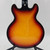 Used Epiphone ES-339 DOT VS Semi-Hollow Electric Guitar Sunburst 6-String 40081-S000113830 View 4