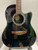 Used Ovation AB24-5 ACOUSTIC ELECTRIC Laminate Top Acoustic Guitar Black 41129-S000017004 View 2
