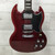 Used Epiphone SG G-400 Electric Guitar Cherry Red 40051-S000118450 View 1