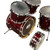 Used Mapex 5PC MERIDIAN MAPLE Drum Shell Kit Red 22" Kick Drum 41136-S000156390 View 13