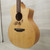 Used Luna Woodland Bamboo Laminate Top Acoustic Guitar Natural 40015-S000337338 View 5