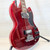 Used Epiphone EB3 Bass Guitar Red 4-String 41108-S000065044 View 1