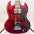 Used Epiphone EB3 Bass Guitar Red 4-String 41108-S000065044 View 2
