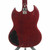 Used Sekova SG COPY MIJ Vintage SG Type Electric Guitar Red 6-String View 4