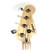 Used Squier Sonic Precision Bass Yellow 41119-S000038312 View 3