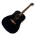 Used Fender CD-60S Dreadnought Acoustic Guitar – Black Solid Top 40090-S000083678 View 2
