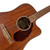 Used Fender CD-60SCE All-Mahogany Acoustic Electric Guitar – Dreadnought Cutaway 40090-S000083679 View 9