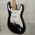 Used Squier Stratocaster Electric Guitar Black 40015-S000337388 View 5