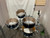 Used Tama CJB46 4 PC COCKTAIL JAM KIT Drum Shells and Hardware Blue 41132-S000011043 View 1