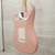 Used Squier Affinity Strat Electric Guitar Pink 40015-S000337408 View 12