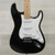 Used Squier Affinity Series Stratocaster Electric Guitar Black 40015-S000337414 View 1