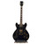 Used Harley Benton HB-35PLUS Semi-Hollow Electric Guitar Black 6-String 41119-S000038328 View 4