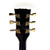Used Harley Benton HB-35PLUS Semi-Hollow Electric Guitar Black 6-String 41119-S000038328 View 22