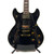 Used Harley Benton HB-35PLUS Semi-Hollow Electric Guitar Black 6-String 41119-S000038328 View 1