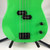 Used Dean CZONE NUCLEAR BASS Modern Metal Bass Guitar Green 4-String 41110-S000072579 View 3