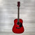 Used Carlo Robelli 6-string Acoustic Guitar - Red 40112-S000182595 View 3