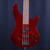 Used Mitchell MB200BR BASS P Type Bass Guitar Red 4-String 41140-S000137561 View 1