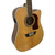 Used Washburn HD10SCE12 Laminate Top Acoustic Guitar Natural 40009-S000313975 View 3