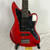 Used Squier VINTAGE MODIFIED JAGUAR BASS V SPECIAL Bass Guitar Red 5-String 41128-S000112845 View 1