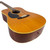 Used Hohner HW400N LH Left-Handed Dreadnought Acoustic Guitar Natural 40090-S000083975 View 6