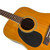 Used Hohner HW400N LH Left-Handed Dreadnought Acoustic Guitar Natural 40090-S000083975 View 9