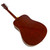 Used Hohner HW400N LH Left-Handed Dreadnought Acoustic Guitar Natural 40090-S000083975 View 14