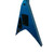 Used FLYING V STYLE Pointy Electric Guitar Blue 6-String 40009-S000314313 View 8