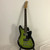 Used Reverend CHARGER RA BARITONE Offset Double Cutaway Electric Guitar Green 6-String 41128-S000113134 View 8
