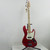 Used Sx Custom Jazz Bass  Guitar Red 4-String 40042-S000270572 View 3