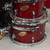 Used Ludwig Accent Cs Custom Drum Shell Kit Red 40015-S000338199 View 5